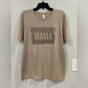 Bella Canvas Sand MAMA T-Shirt